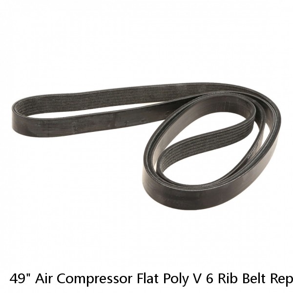 49" Air Compressor Flat Poly V 6 Rib Belt Replacement