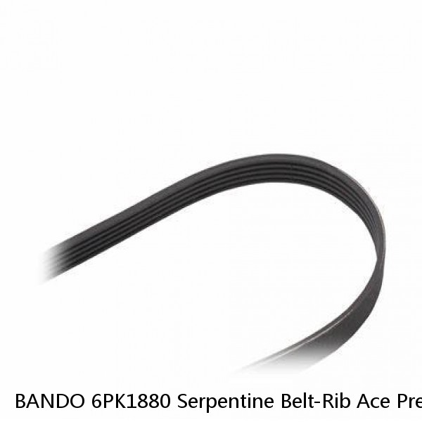 BANDO 6PK1880 Serpentine Belt-Rib Ace Precision Engineered V-Ribbed Belt  (Fits: Toyota)