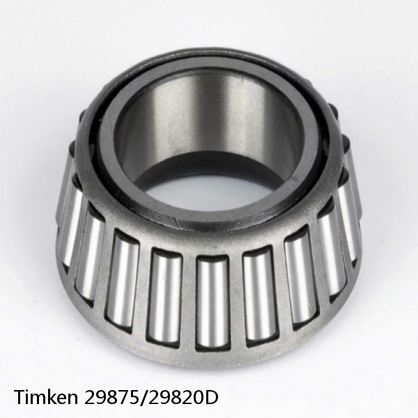 29875/29820D Timken Tapered Roller Bearing Assembly #1 small image