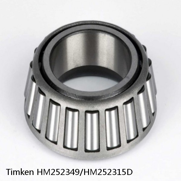 HM252349/HM252315D Timken Tapered Roller Bearing Assembly #1 small image