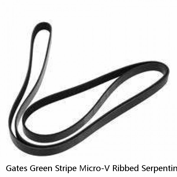 Gates Green Stripe Micro-V Ribbed Serpentine Belt K040470 4PK1197 #1 small image