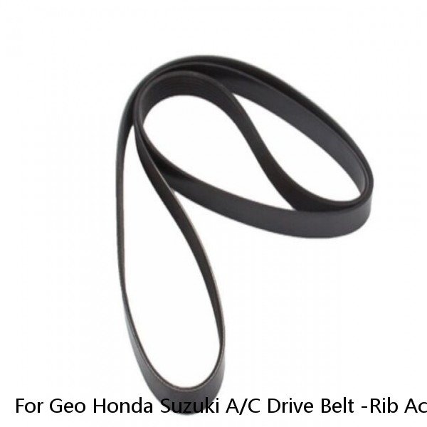For Geo Honda Suzuki A/C Drive Belt -Rib Ace Precision Engineered V-Ribbed BANDO (Fits: Toyota) #1 small image