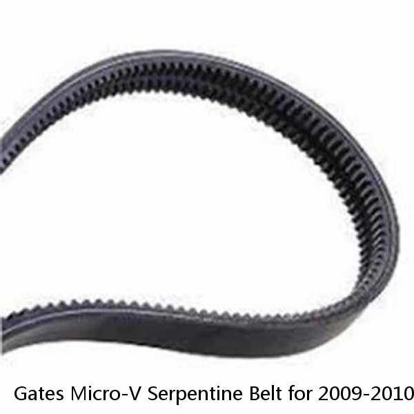Gates Micro-V Serpentine Belt for 2009-2010 Pontiac Vibe 2.4L L4 Accessory yk #1 image