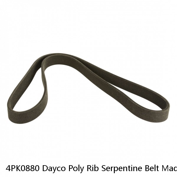 4PK0880 Dayco Poly Rib Serpentine Belt Made In USA Free Shipping #1 image
