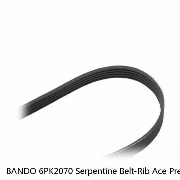 BANDO 6PK2070 Serpentine Belt-Rib Ace Precision Engineered V-Ribbed Belt  (Fits: Toyota) #1 image